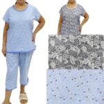 Трикотажна піжама з бриджами та футболка