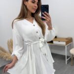 Сукня жатка гудзики пояс
