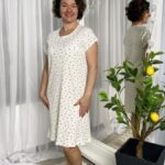 Нічна сорочка рапорт - рубчик