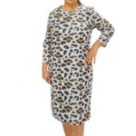 Тепла нічна туніка для сну та дому 52-64