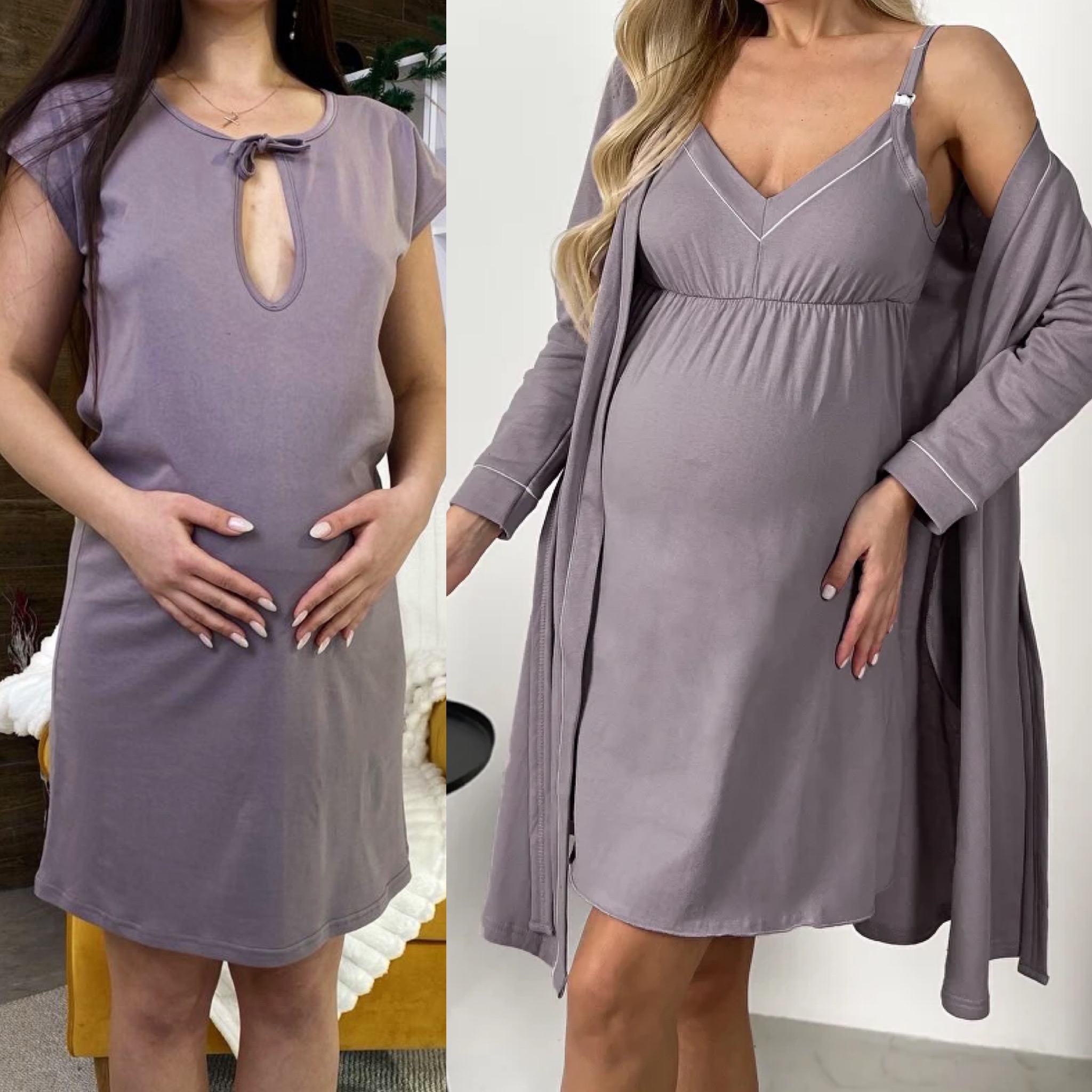 Комплект кант трійка утеплений в пологовий та для годування - Зображення 5