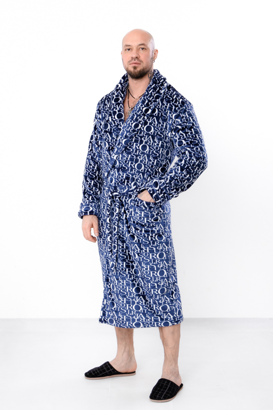 Халат чоловічий махровий шаль - Зображення 8