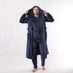 Чоловічий махровий комплект халат з піжамою