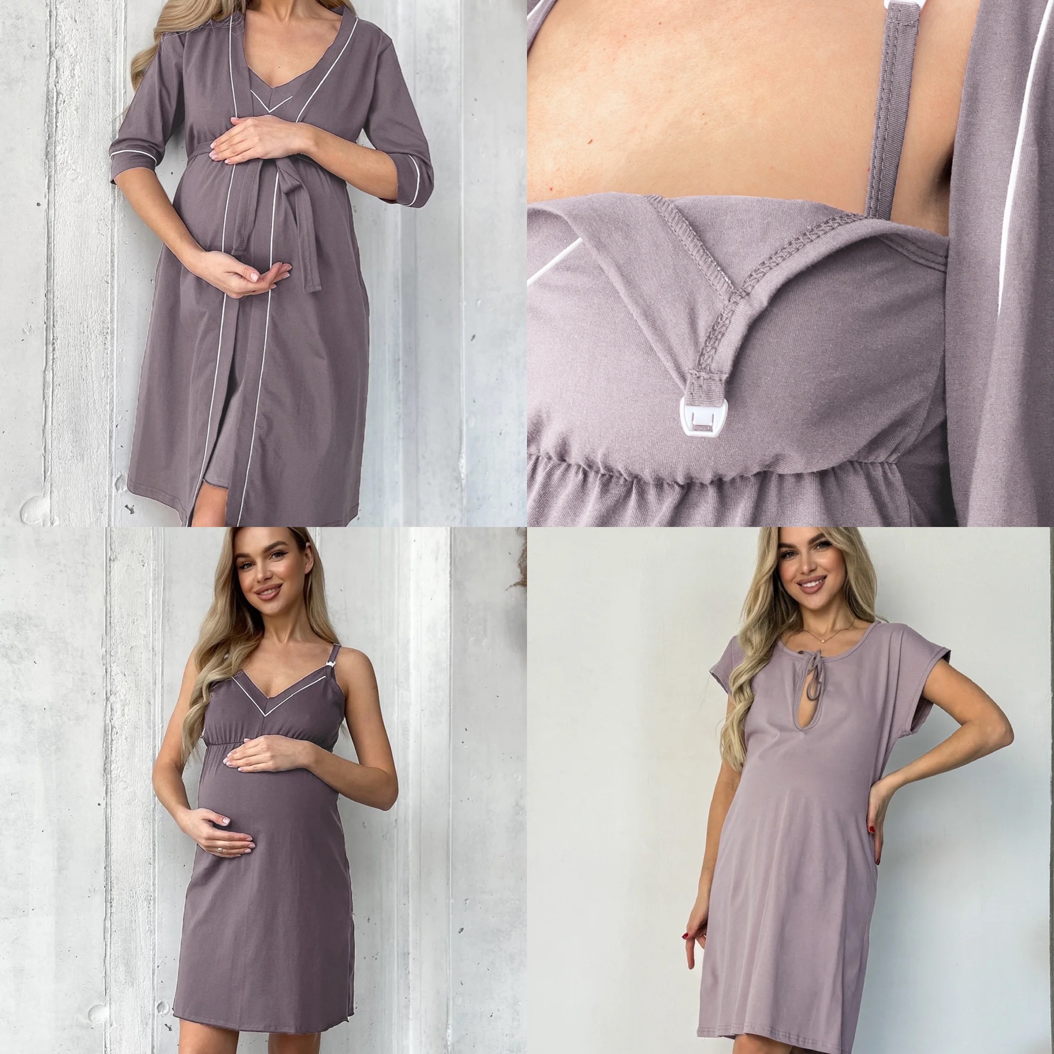 Комплект кант трійка утеплений в пологовий та для годування - Зображення 11